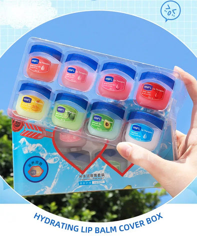 Image of 8/6/4/1PCs Lip Balm Moisturizing Lipstick Base Moisturizer Makeup Natural Plant Anti-Cracking Lip Care Petroleum Jelly Lip Balm