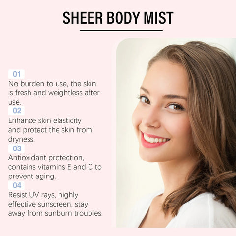 Image of Body Sunscreen Spray SPF42+ Sunblock Powerful Protect Body UVA/UVB Resistance Sunburn Spot Whitening Waterproof Body Sunscreen