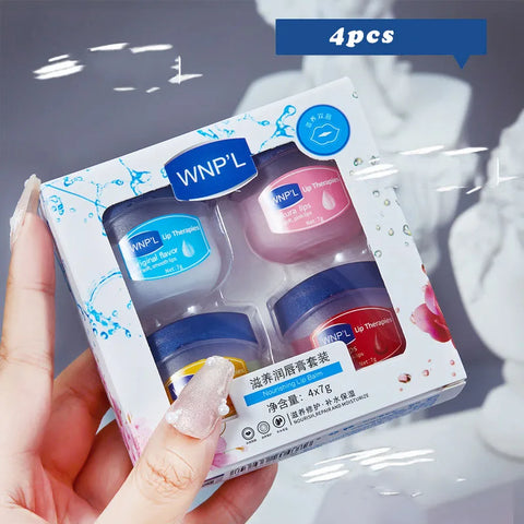 Image of 8/6/4/1PCs Lip Balm Moisturizing Lipstick Base Moisturizer Makeup Natural Plant Anti-Cracking Lip Care Petroleum Jelly Lip Balm